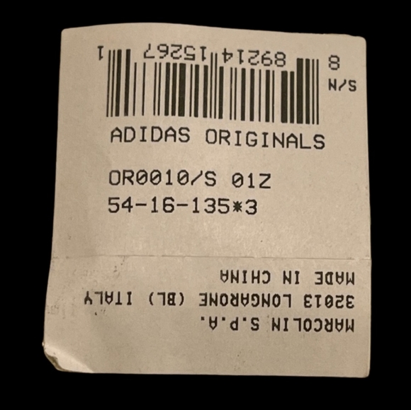 NEW Adidas Originals Butterfly 100% UV Protection OR0010 01Z Sunglasses - Picture 14 of 14